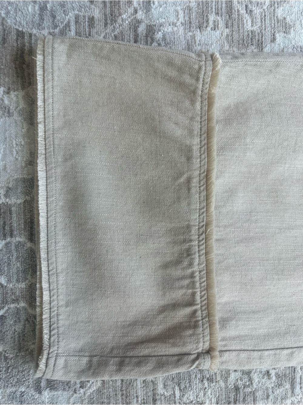 Zara Rustic Frayed High Waist Wide Leg Cropped Denim Capri Culotte Trousers (L) - Picture 12 of 13